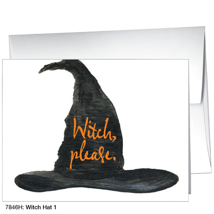 Witch Hat 1, Greeting Card (7846H)