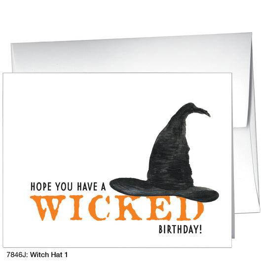 Witch Hat 1, Greeting Card (7846J)