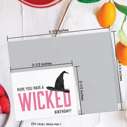 Witch Hat 1, Greeting Card (#7846J)