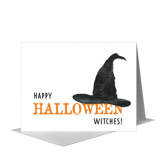 Witch Hat 1, Greeting Card (#7846N) A2 Card Front, www.printedcanvas.com
