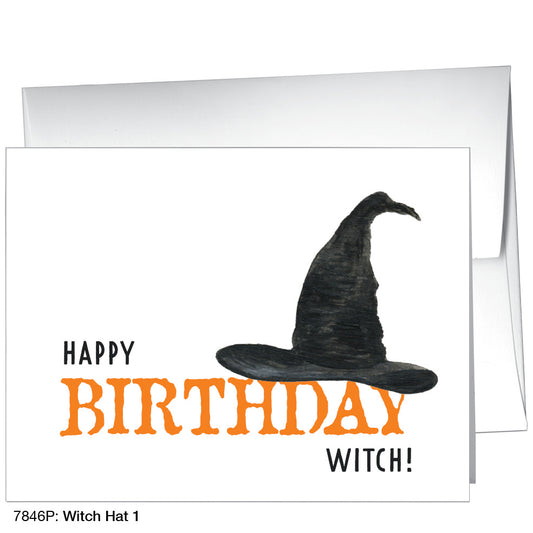 Witch Hat 1, Greeting Card (7846P)