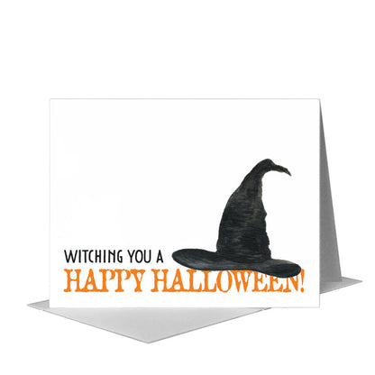 Witch Hat 1, Greeting Card (#7846P) A2 Card Front, www.printedcanvas.com