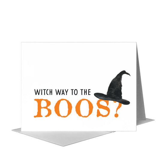 Witch Hat 1, Greeting Card (#7846Q) A2 Card Front, www.printedcanvas.com