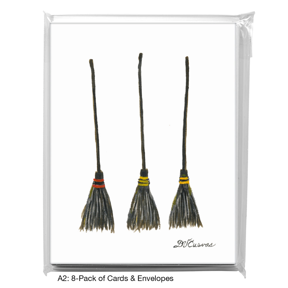 Brooms, Greeting Card (7852)