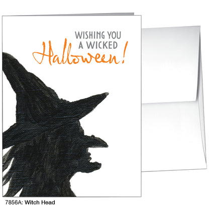 Witch Head, Greeting Card (7856A)
