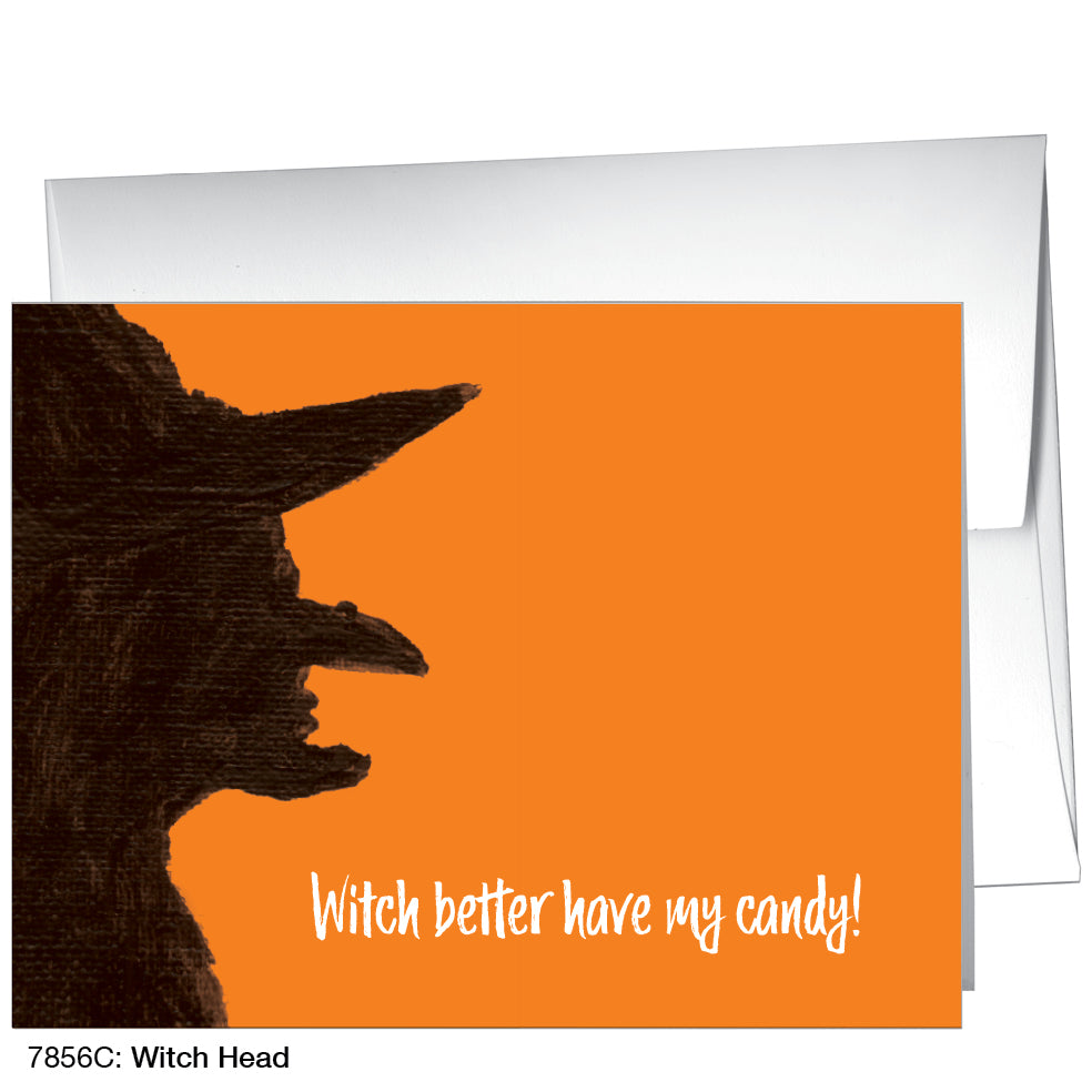 Witch Head, Greeting Card (7856C)