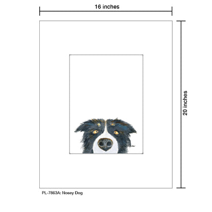 Nosey Dog, Print (#7863A)