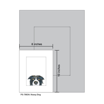 Nosey Dog, Print (#7863A)