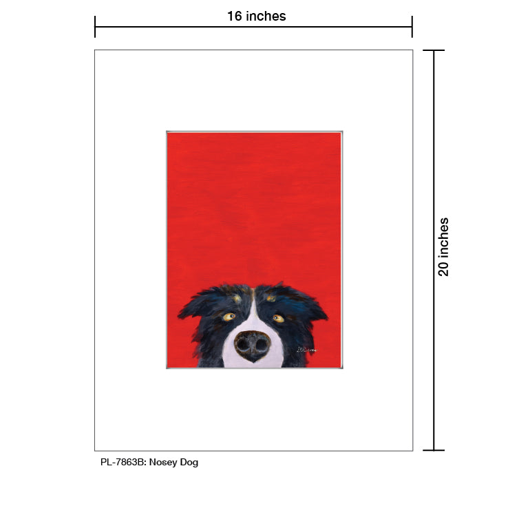 Nosey Dog, Print (#7863B)