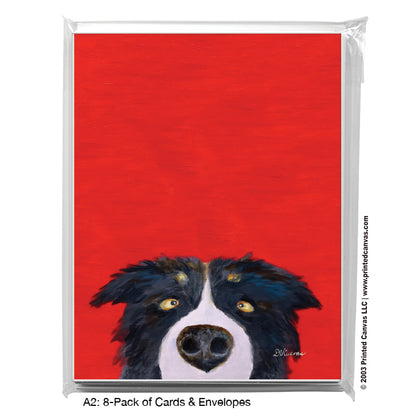 Nosey Dog, Greeting Card (#7863B)