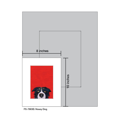 Nosey Dog, Print (#7863B)