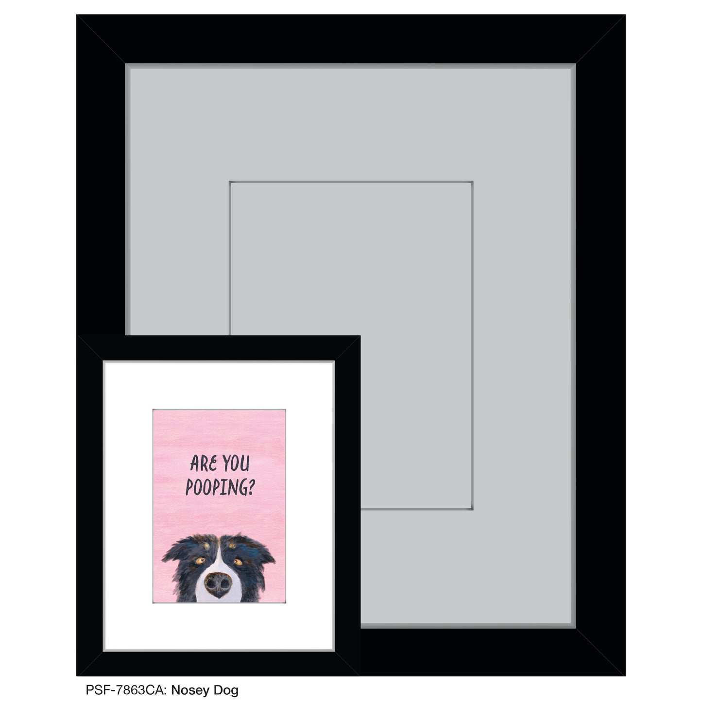 Nosey Dog, Print (#7863CA)
