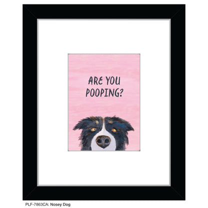 Nosey Dog, Print (#7863CA)