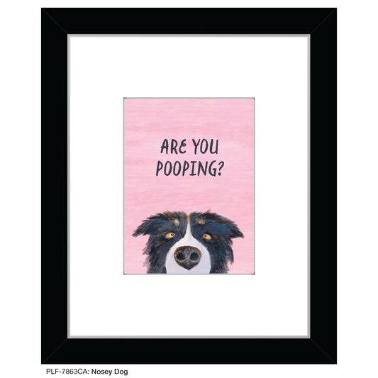 Nosey Dog, Print (#7863CA)