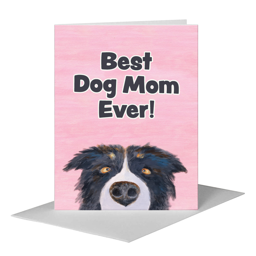 Nosey Dog, Greeting Card (#7863CD) A2 Card Front, www.printedcanvas.com