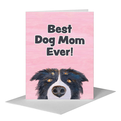 Nosey Dog, Greeting Card (#7863CD) A2 Card Front, www.printedcanvas.com