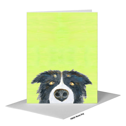 Nosey Dog, Greeting Card (#7863D)