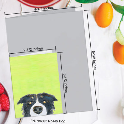 Nosey Dog, Greeting Card (#7863D)