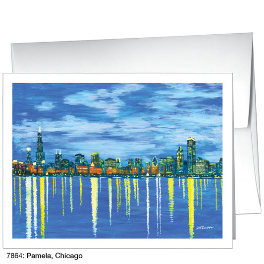 Pamela, Chicago, Greeting Card (7864A), A2 Card Front, www.printedcanvas.com