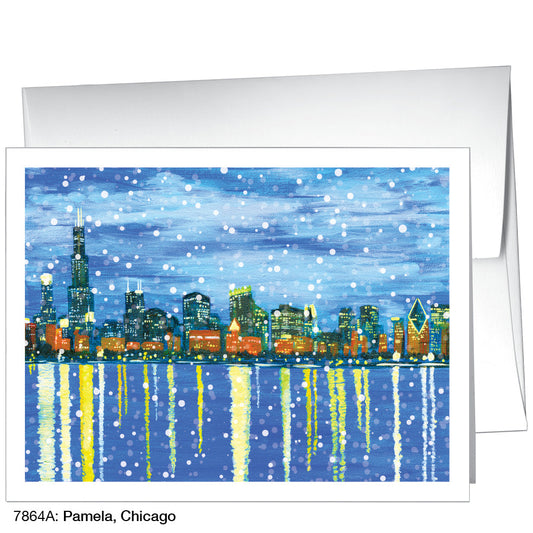 Pamela, Chicago, Greeting Card (7864A), A2, printedcanvas.com