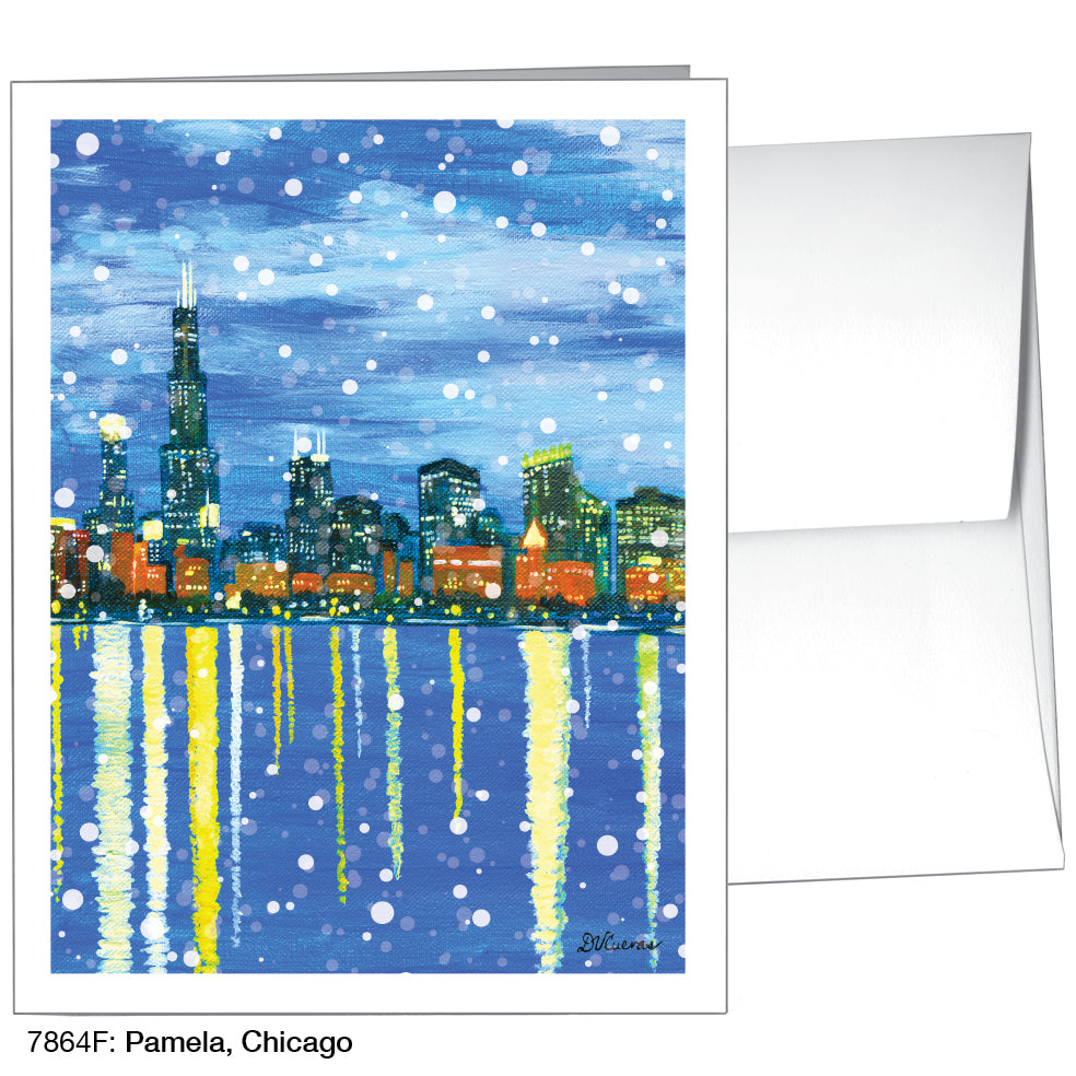 Pamela, Chicago, Greeting Card (7864F), A2, printedcanvas.com