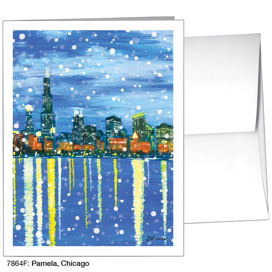 Pamela, Chicago, Greeting Card (7864F), A2, printedcanvas.com