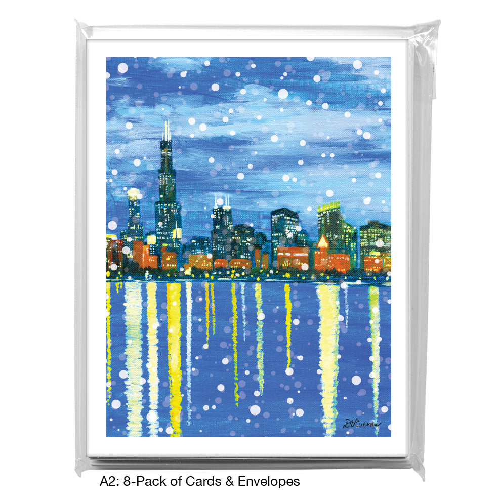 Pamela, Chicago, Greeting Card (7864F), A2 8-Pack, printedcanvas.com