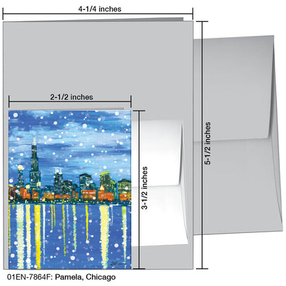 Pamela, Chicago, Greeting Card (7864F), Enclosure, printedcanvas.com