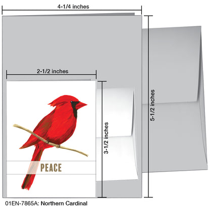 Northern Cardinal, Greeting Card (7865A)