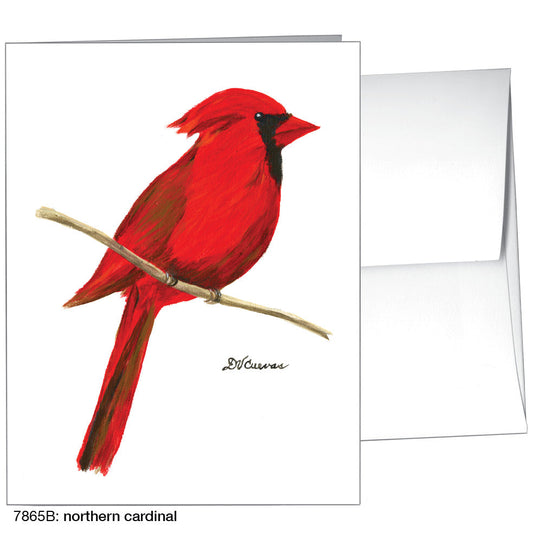 Northern Cardinal, Greeting Card (7865B), A2, printedcanvas.com