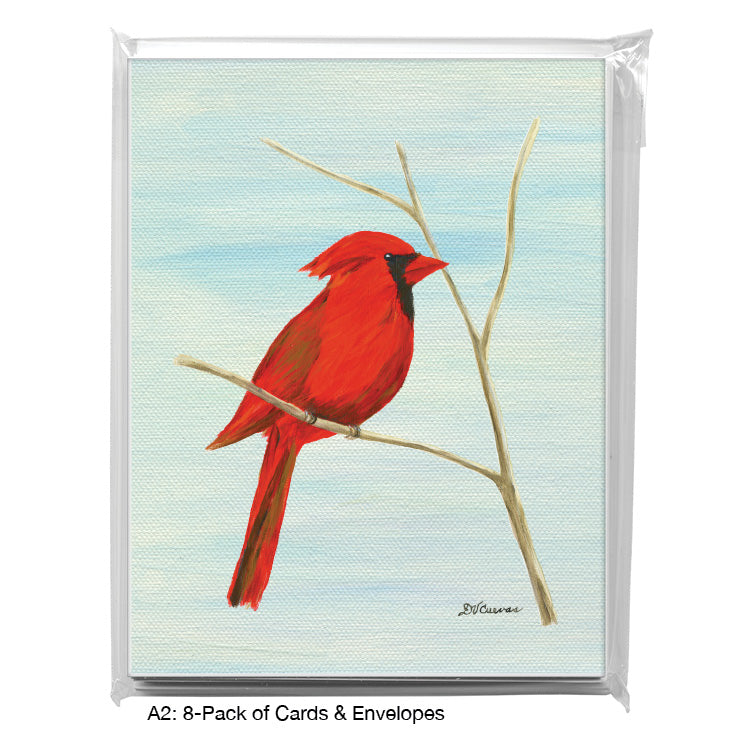 Northern Cardinal, Greeting Card (7865F), A2 Card 8-Pack, www.printedcanvas.com