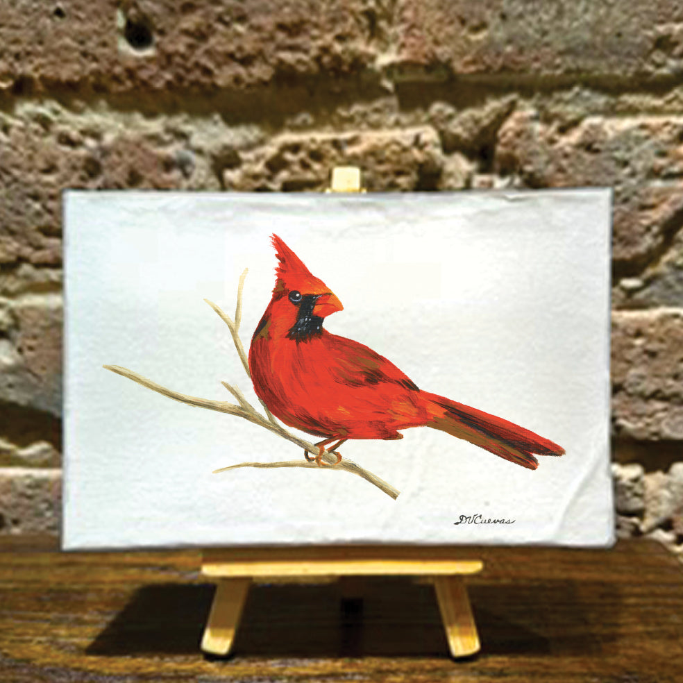 Male Cardinal, Mini Artwork (MA-7866H)