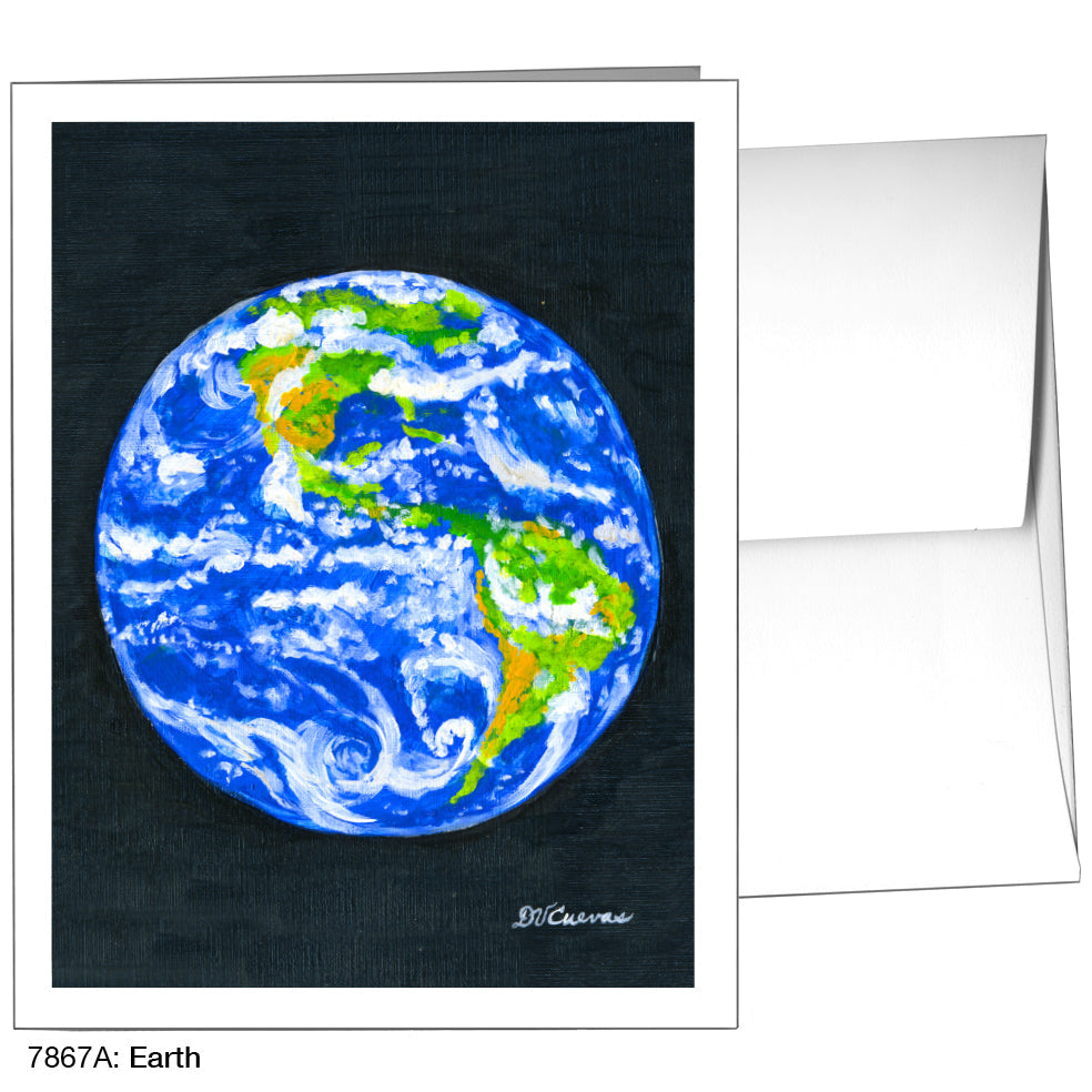 Earth, Greeting Card (7867A), A2, printedcanvas.com