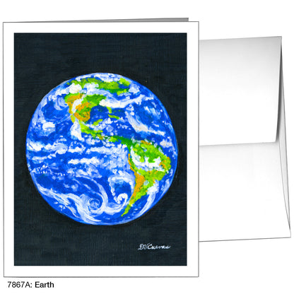 Earth, Greeting Card (7867A), A2, printedcanvas.com