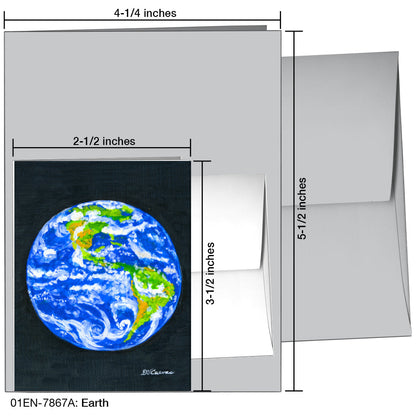 Earth, Greeting Card (7867A), Enclosure, printedcanvas.com