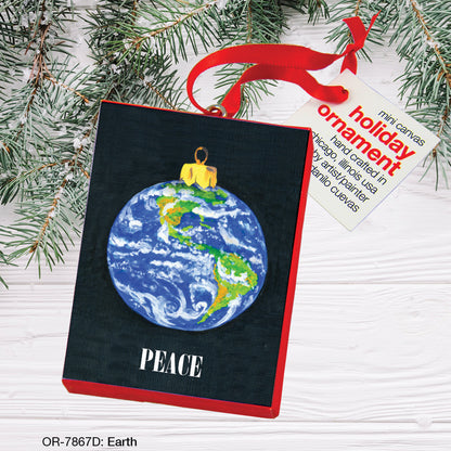 Earth, Ornament (OR-7867D), Front, www.printedcanvas.com