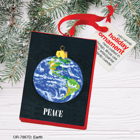 Earth, Ornament (OR-7867D), Front, www.printedcanvas.com