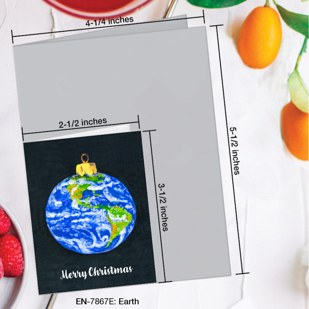 Earth, Greeting Card (7867E), Enclosure Card, www.printedcanvas.com