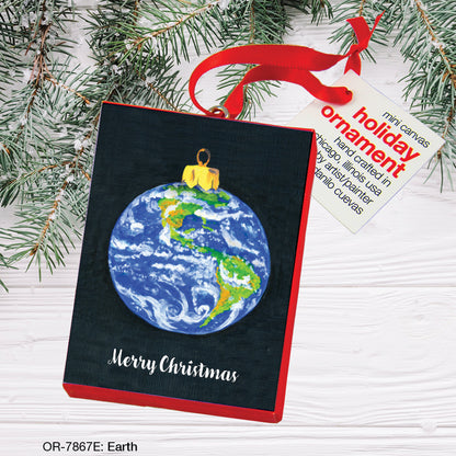 Earth, Ornament (OR-7867E), Front, www.printedcanvas.com