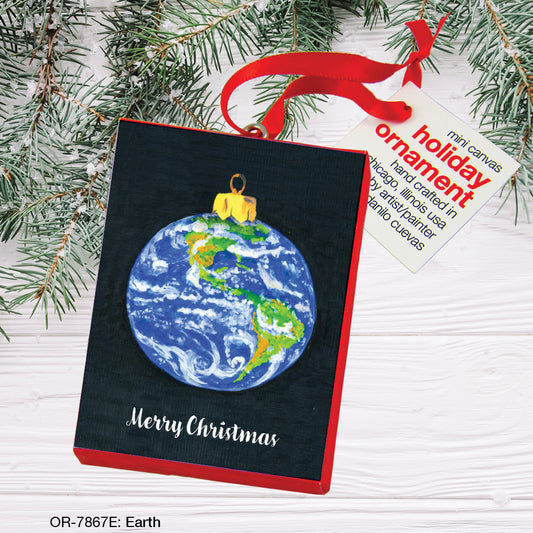 Earth, Ornament (OR-7867E), Front, www.printedcanvas.com