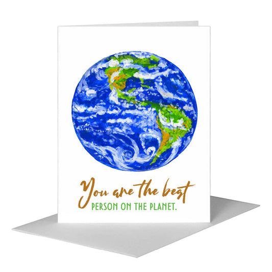 Earth, Greeting Card (#7867NA) A2 Card Front, www.printedcanvas.com