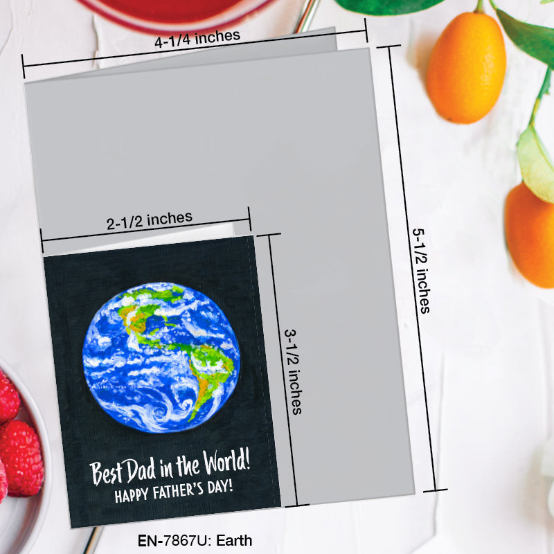 Earth, Greeting Card (7867U), Enclosure, www.printedcanvas.com
