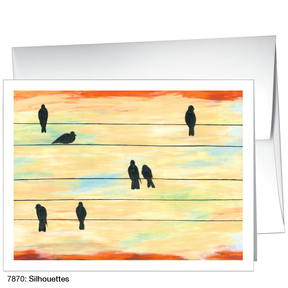 Silhouettes, Greeting Card (7870), A2, printedcanvas.com