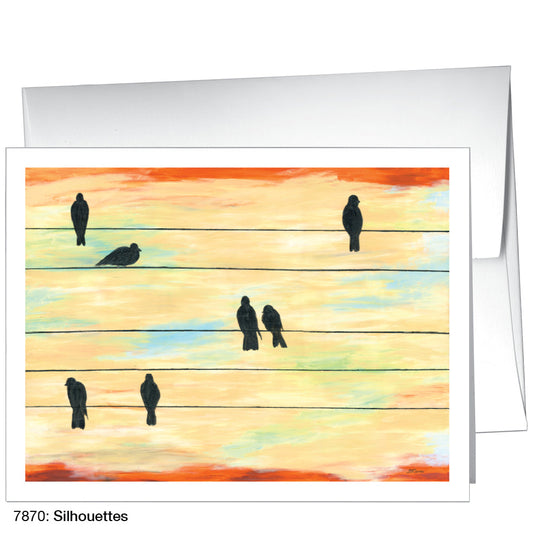 Silhouettes, Greeting Card (7870), A2, printedcanvas.com