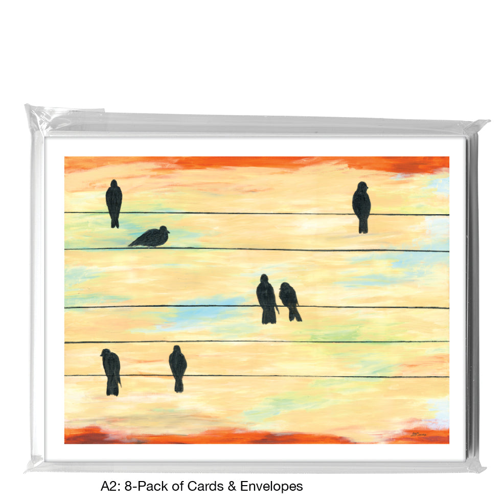 Silhouettes, Greeting Card (7870), A2 8-Pack, printedcanvas.com