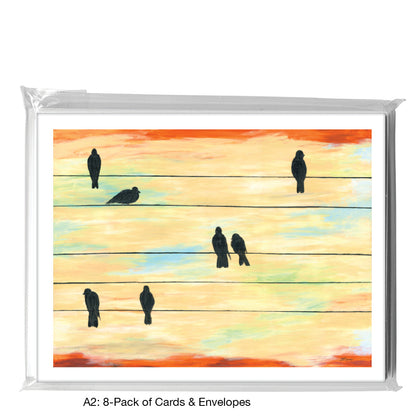 Silhouettes, Greeting Card (7870), A2 8-Pack, printedcanvas.com