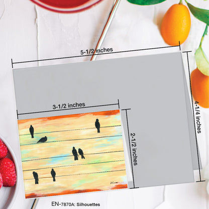 Silhouettes, Greeting Card (#7870A)