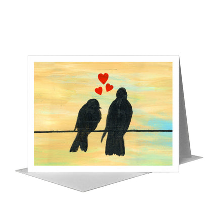 Silhouettes, Greeting Card (#7870R) A2 Card Front, www.printedcanvas.com