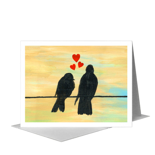 Silhouettes, Greeting Card (#7870R) A2 Card Front, www.printedcanvas.com