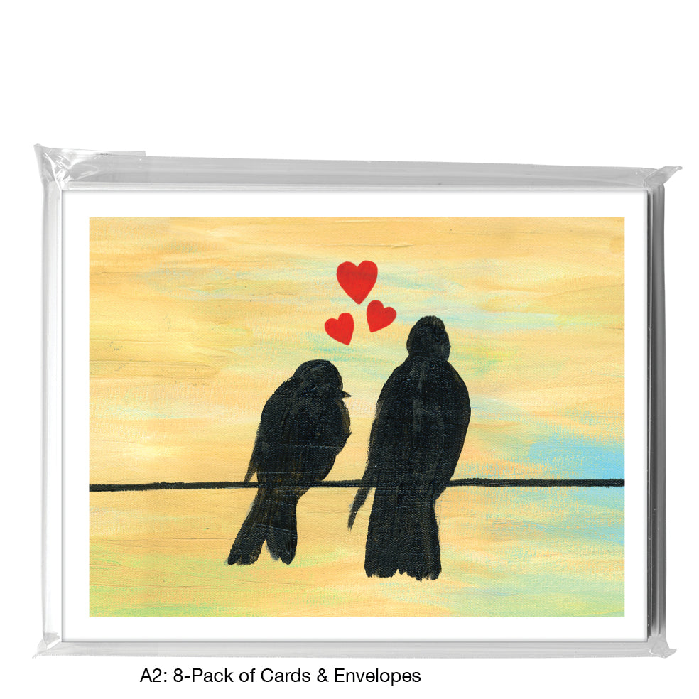 Silhouettes, Greeting Card (7870R), A2 8-Pack, printedcanvas.com